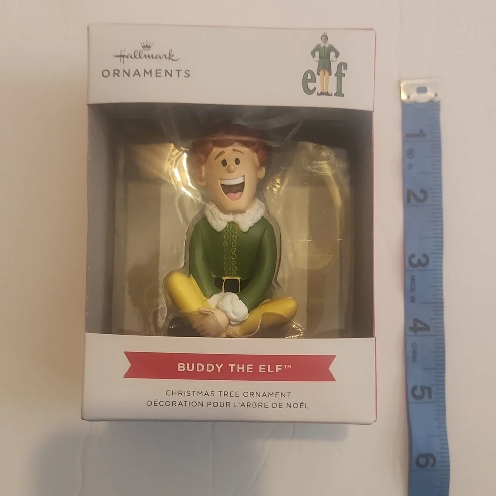 Hallmark Buddy the Elf Christmas Ornament New In Box